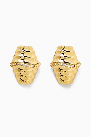 Miele Earrings in 18kt Gold-plating
