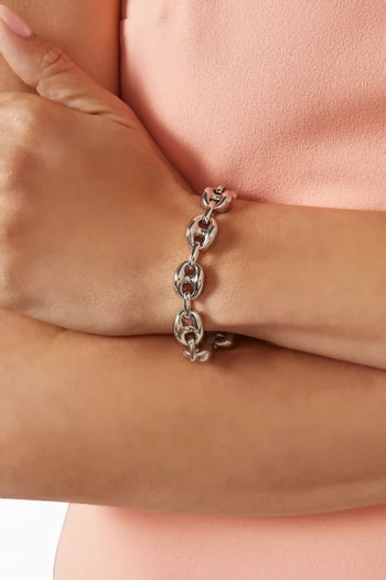 Capri Bracelet in Silver-plated Metal