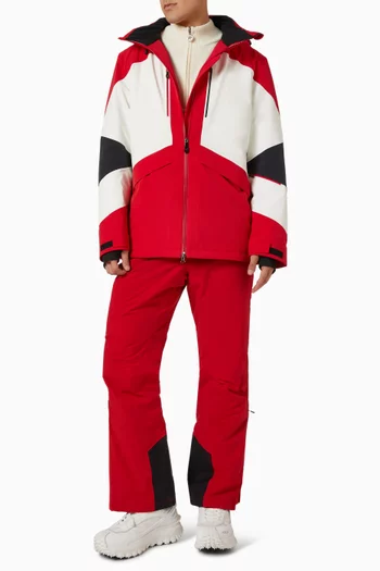 سترة لا تور بسحّاب قصير صوف مارينو