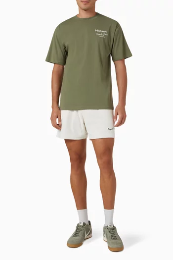 Wordmark Shorts in Terry Cloth