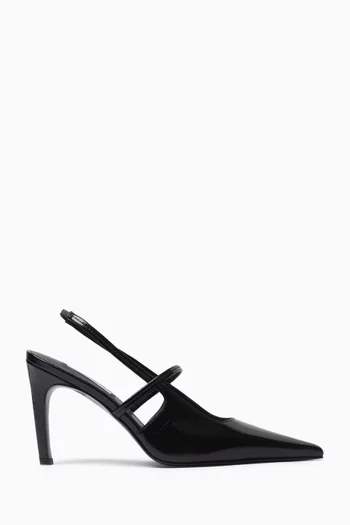 Slingback 85 Pumps in Naplack Leather