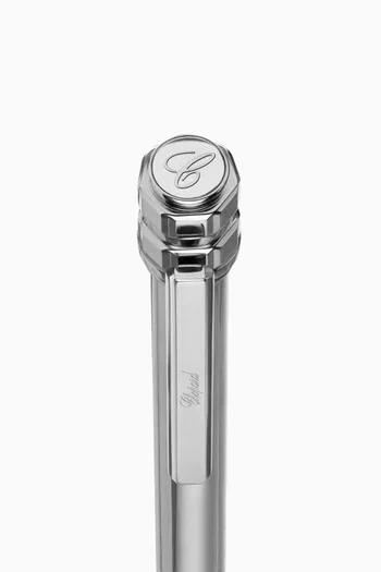 Ice Cube Pure Ballpoint Pen in Stainless Steel