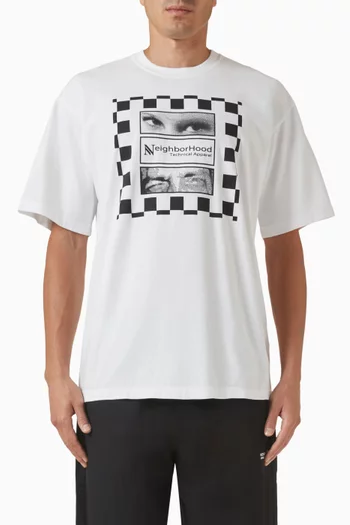 Graphic-print T-shirt in Cotton