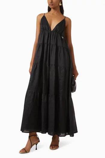 Liza Midi Dress in Ramie