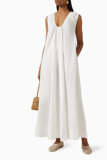 Gabby Scoopneck Dress in Cotton