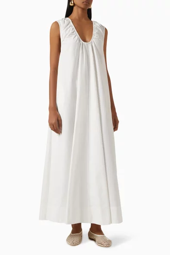 Gabby Scoopneck Dress in Cotton