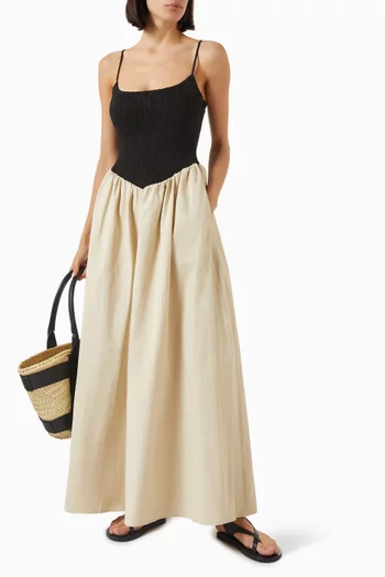 Milano Circle-skirt Dress in Cotton