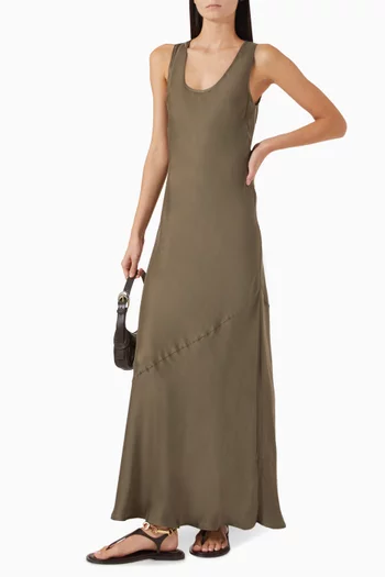 Darcy Maxi Dress in Silk