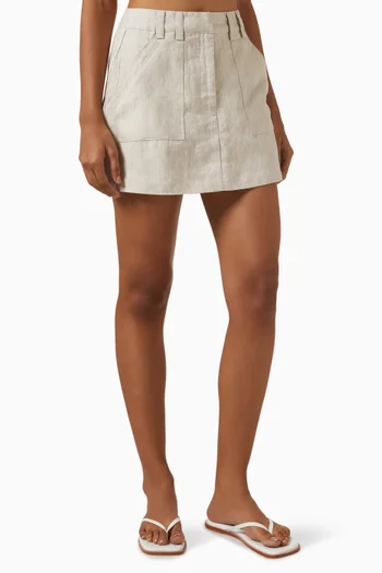 Eva Skorts in Linen
