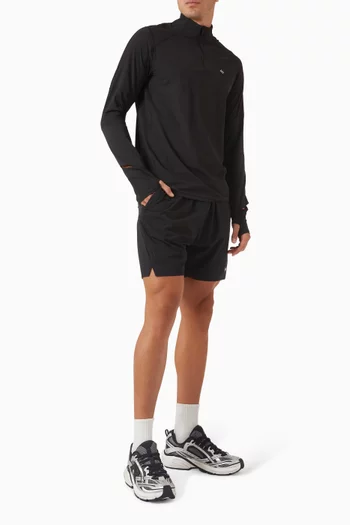 Run Quarter Zip Jacket in Stretch-nylon