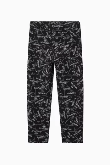 Logo-print Leggings in Organic Cotton
