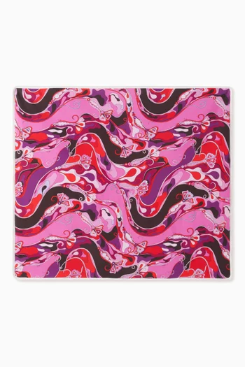 Abstract-printed Blanket in Cotton