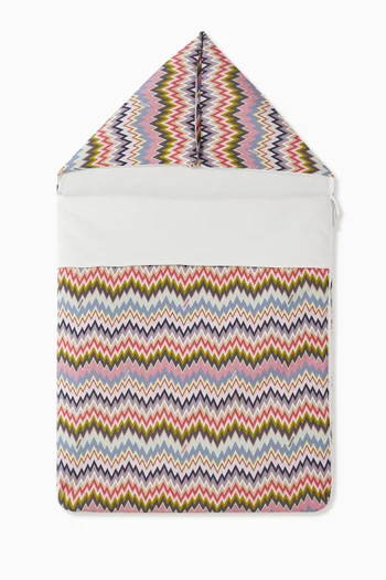 Chevron Sleeping Nest in Cotton