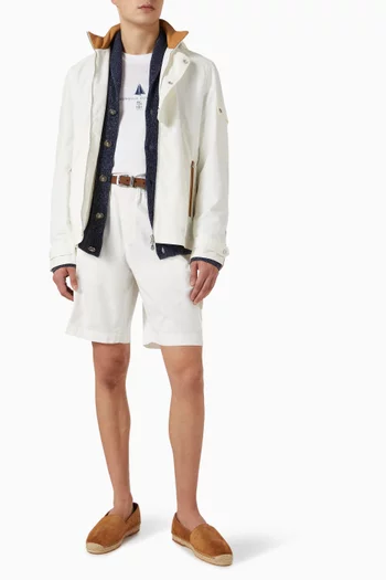 Gabardine Outerwear Jacket in Cotton