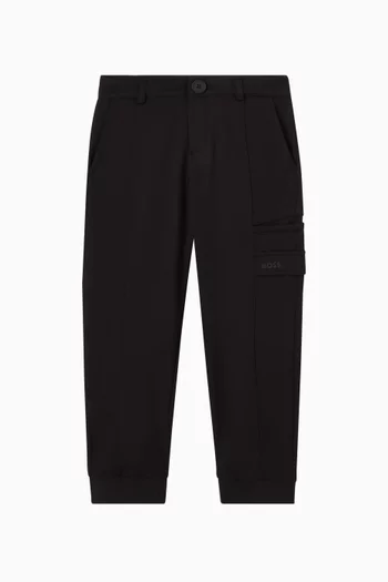 Logo Cargo Pants