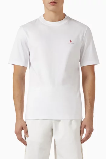 Printed T-shirt in Cotton