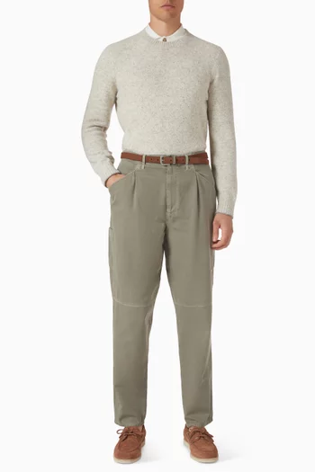 Ergonomic Pants in Twisted Cotton