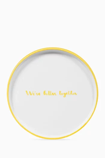 We're Butter Together Dinner Plate