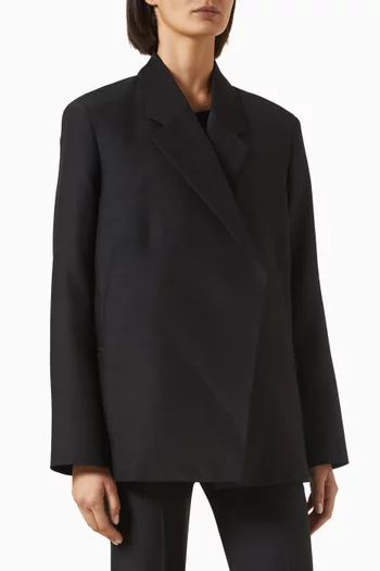 Polus Jacket in Organic Wool & Silk