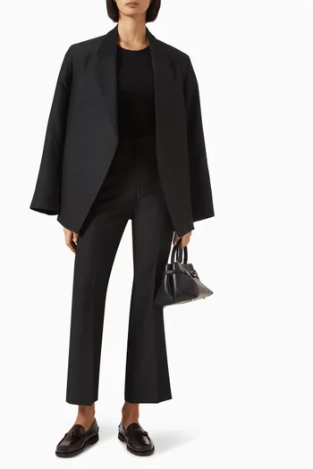 Credo Bootcut Pants Organic Wool & Silk