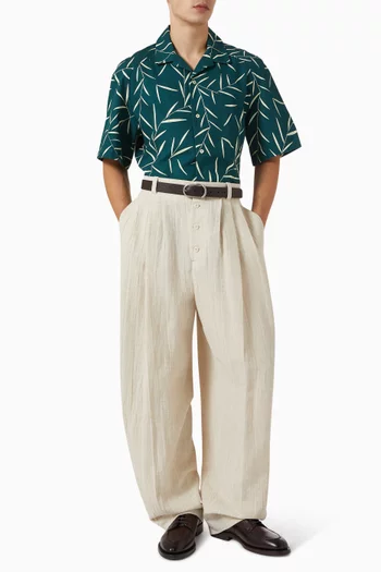 Le Fernando Pants in Cotton-linen