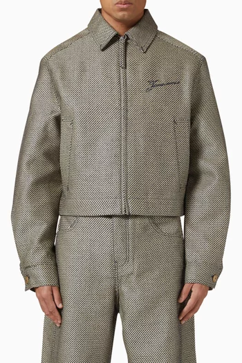 La Veste de-Nîmes Canevas Jacket in Denim