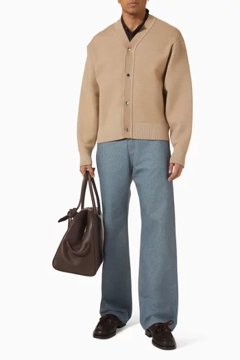 Le Cardigan Doppio in Merino Wool