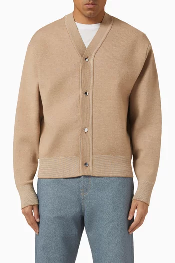 Le Cardigan Doppio in Merino Wool