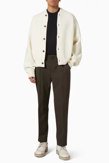 Le Cardigan Pallone in Virgin Wool-blend