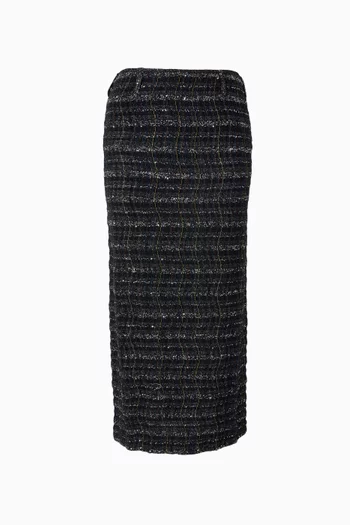 Sequin-embellished Skirt in Viscose-blend