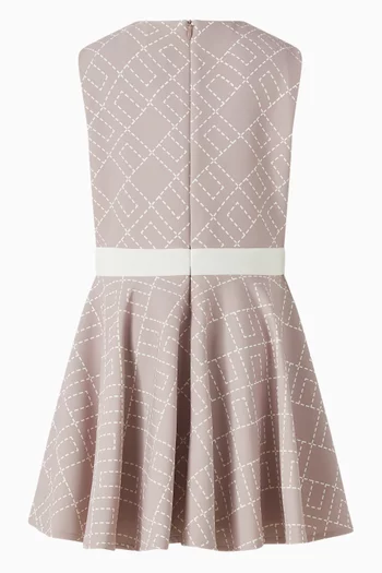 Monogram-print Dress
