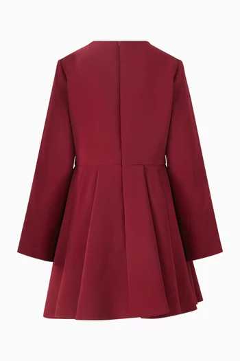 Rhinestone-embellished Logo Dress