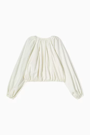 Cropped Top in Organza