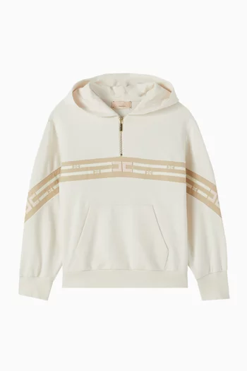 Zip-up Hoodie in Cotton-blend
