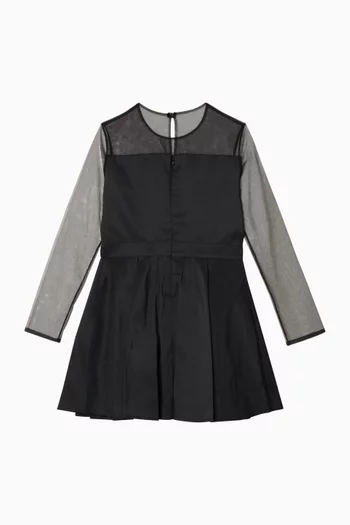 Mesh Embroidered Dress