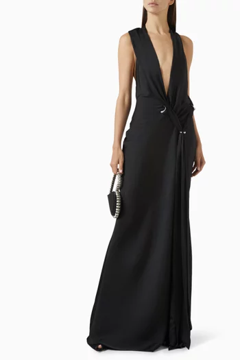 The Harlow Maxi Dress in Satin