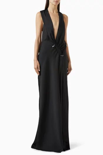 The Harlow Maxi Dress in Satin