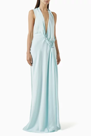 The Harlow Maxi Dress in Satin