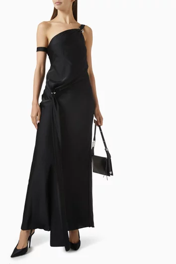 The Horizon Maxi Dress in Satin