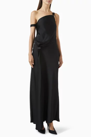 The Horizon Maxi Dress in Satin