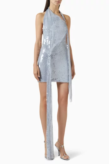 The Rivera Sequinned Mini Dress
