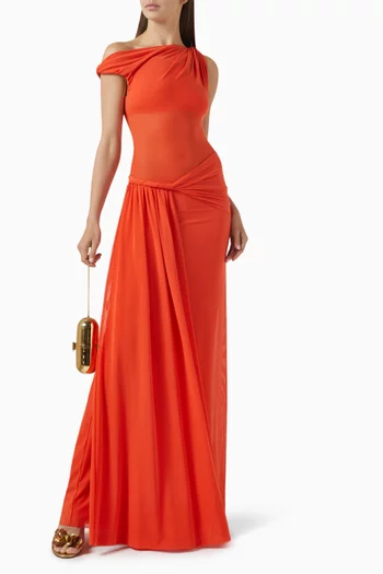 The Sisal Maxi Dress in Mesh