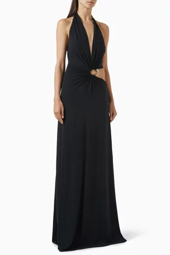 The Devon Maxi Dress in Cupro-jersey