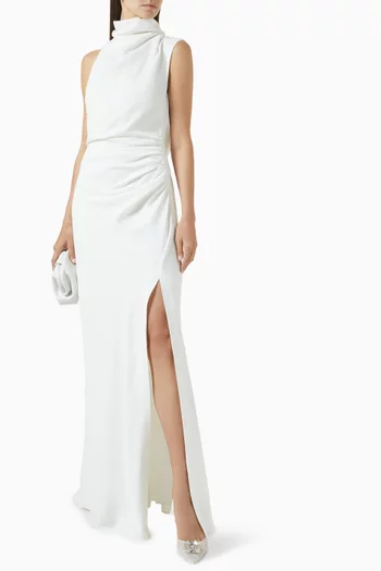 Constantina Maxi Dress in Satin