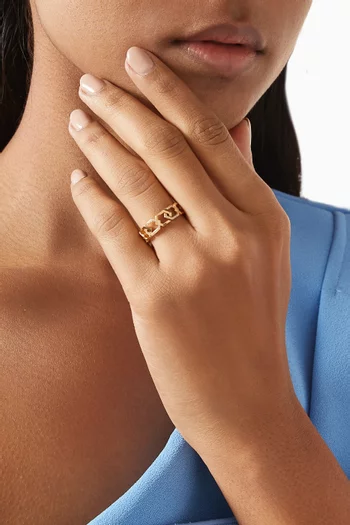 Infinity Diamond Eternity Band Ring in 18kt Gold
