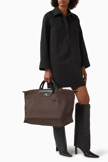 حقيبة سفر كبيرة قنب معاد تدويره من مجموعة لو بلياج جرين