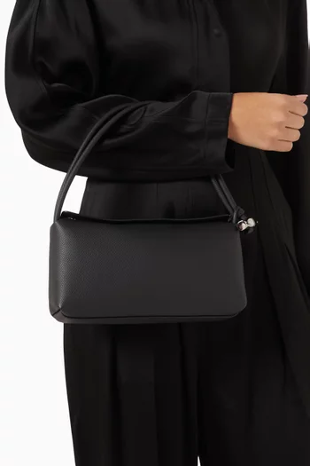 Medium Le Roseau Hobo Bag in Leather