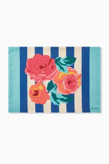 Nizam Stripes Blue-Natural Placemat