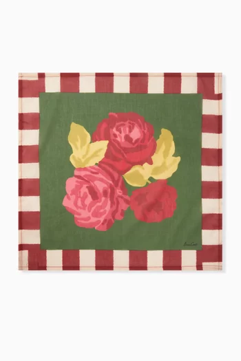 Nizam Stripes Green-Natural Napkin