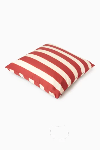 Nizam Stripes Green-Natural Pillow Cover